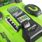 Аккумуляторная газонокосилка Greenworks G40LM49DBK3 40В (1 x 3 Ач, ЗУ) нож 49 см, 2500207UE