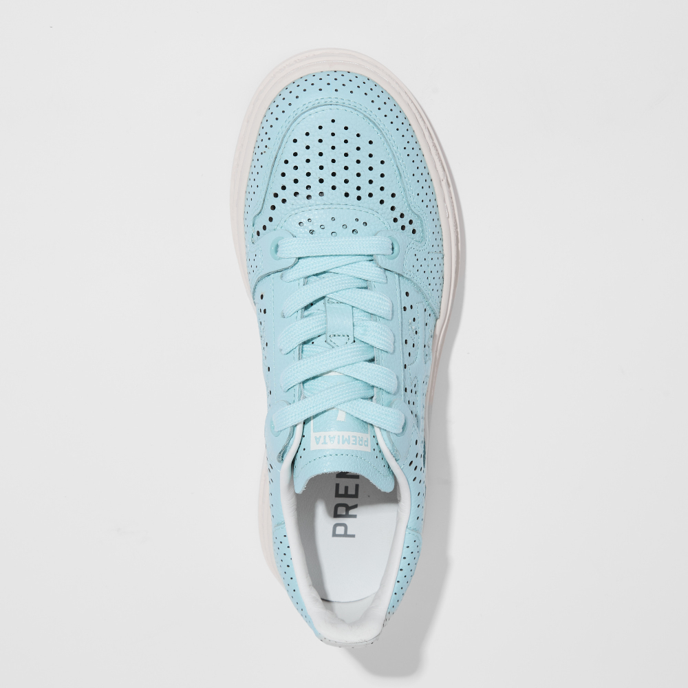 Кожаные кроссовки Premiata Quinn-d 8250 с перфорацией