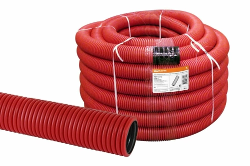 Труба дренажная 110мм*50м гоф., двухслойная,ливневая, для кабеля