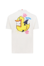 Футболка MC Saint Barth TSHIRT DUCKY SHARK 01 белый акула