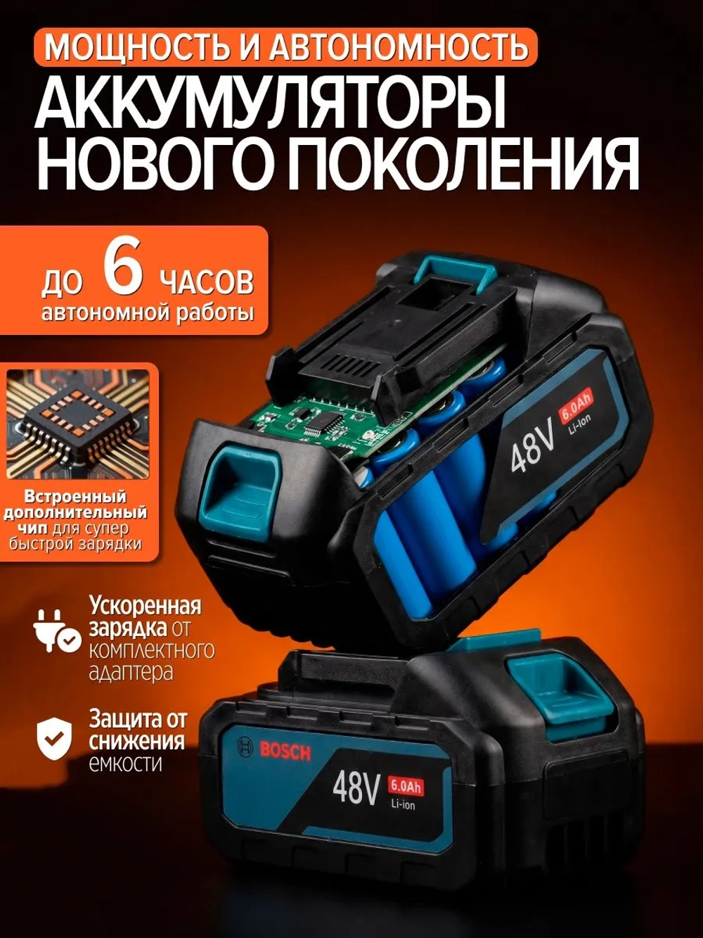 Болгарка аккумуляторная, 125 мм, 2 АКБ и кейс