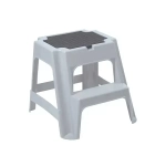 ТАБУРЕТ СО СТУПЕНЬКОЙ VOLF 472х418 ММ (Светло-серый)
