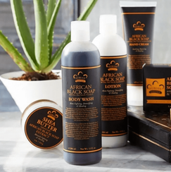 Duş üçün gel \ Гель для душа \ Body Wash African Black Soap, 13 fl oz (384 ml)