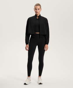 Oysho Техническая куртка с длинными рукавами, черный