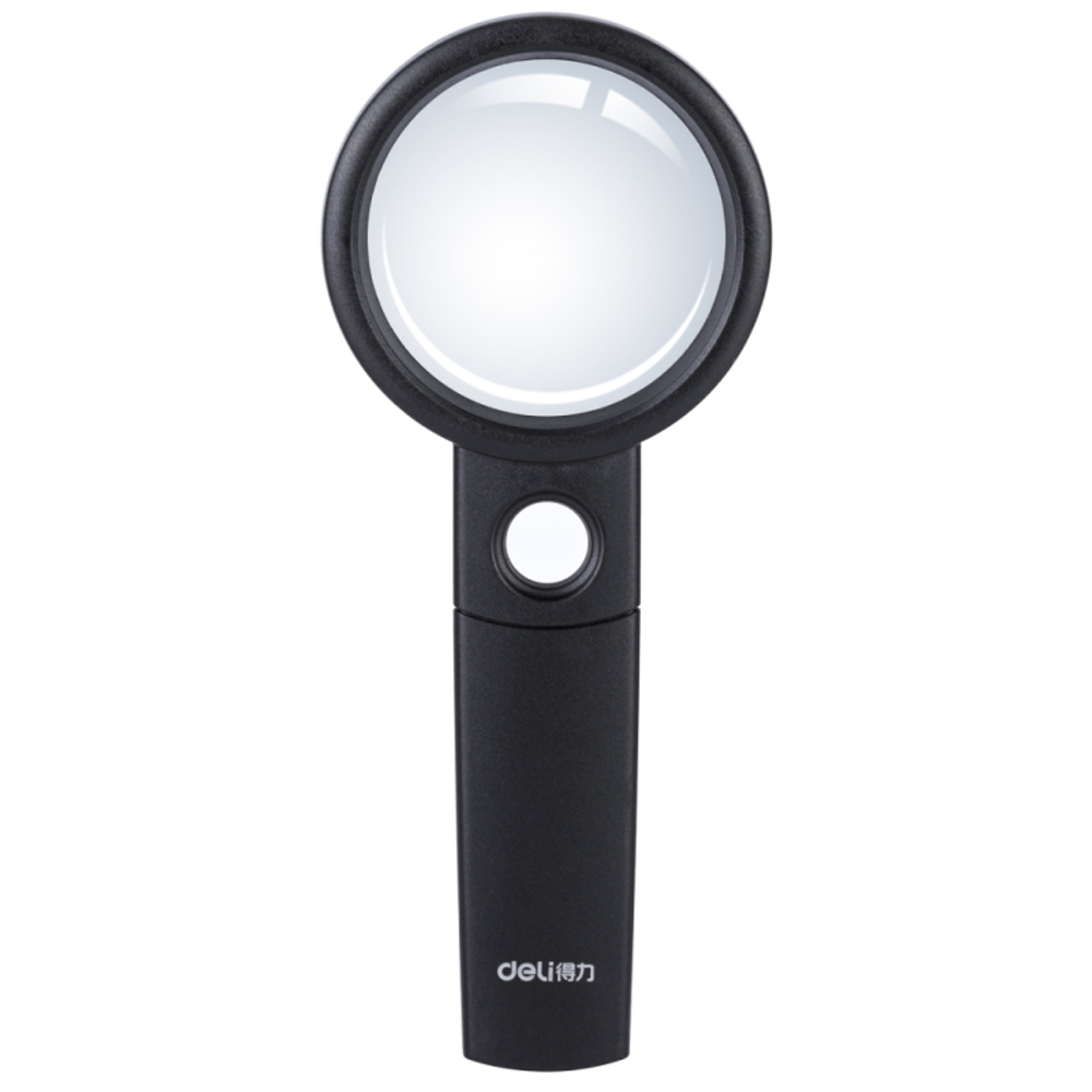 Лупа DELI, х3.0 увеличение, диаметр 55 мм, дополнительная линза 6-ти кратное увеличение
