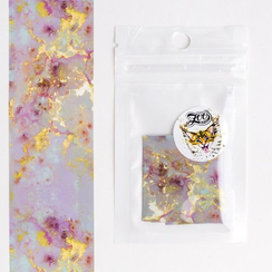 1484 Фольга переводная "Мрамор"