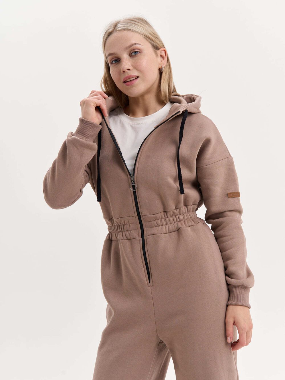 Комбинезон оверсайз "Кокос" женский утепленный