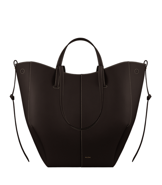 POLENE СУМКА CYME TOTE, ТЕМНО-КОРИЧНЕВЫЙ