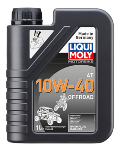 Масло для мототехники 4T Liqui Moly Offroad 10W40 (1л) синтетика