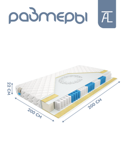 Матрас Mr. Mattress Cactus L, независимые пружины