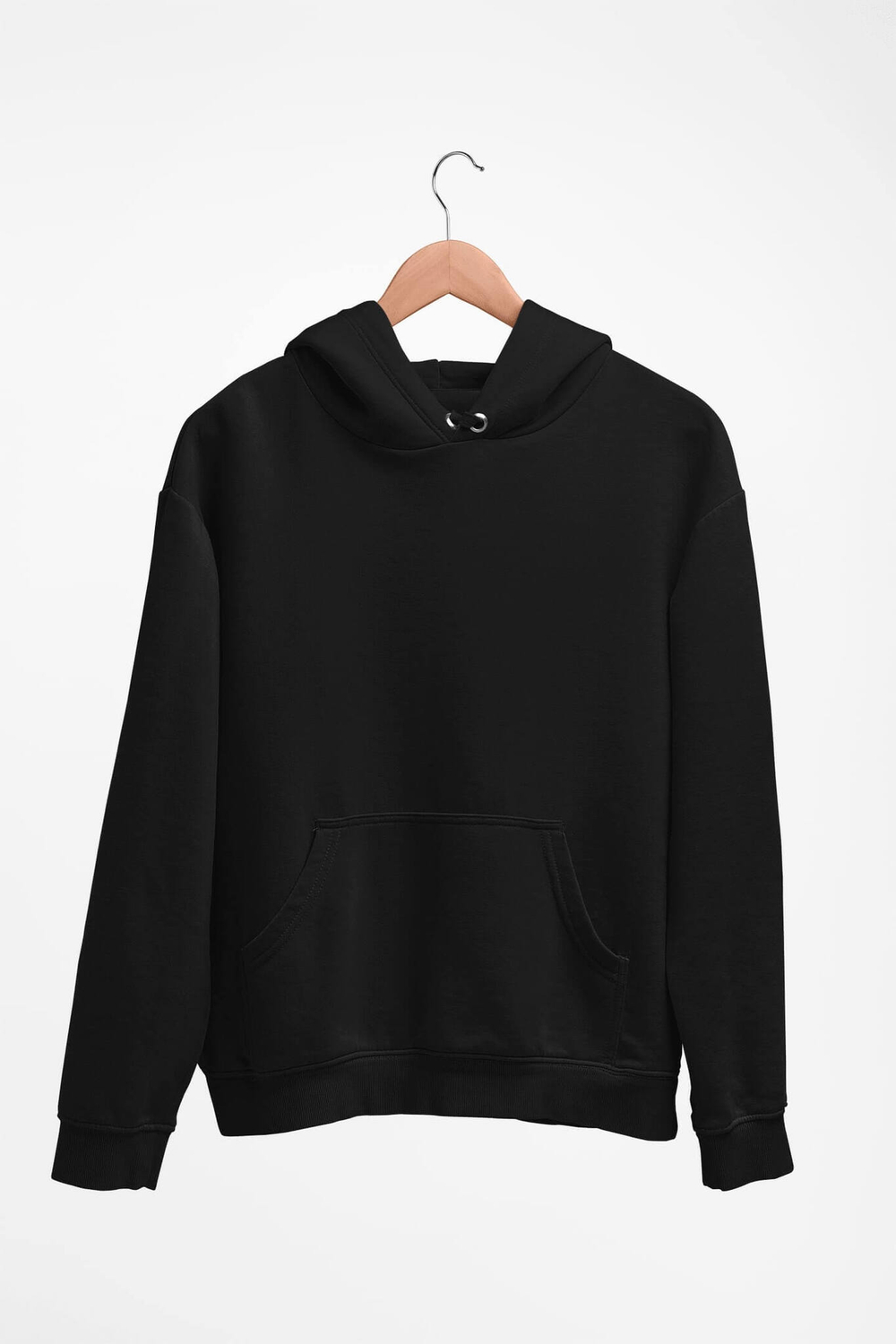 plainblackhoodie