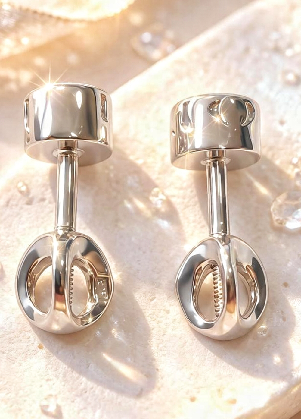 Ювелирные серьги из серебра 925 пробы