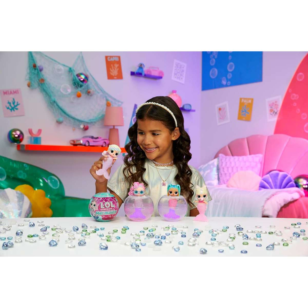 Игрушка в шаре ЛОЛ Сюрприз Мермейдс Тотс 510604EUC | L.O.L. Surprise Mermaids Tots | кукла-сюрприз MGA Entertainment 4+