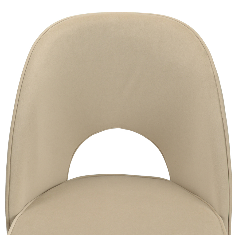 Стул Bergenson Bjorn Evelyn, велюр, бежевый