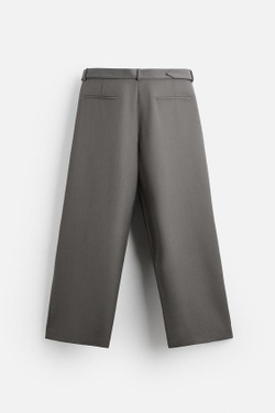 ZARA X NANUSHKA КОСТЮМНЫЕ БРЮКИ, ЗЕЛЕНЫЙ