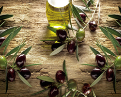 Олива с маслом
