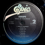 Europe / Wings Of Tomorrow (LP)