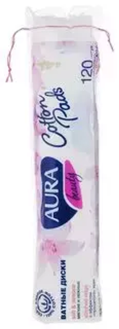 "AURA" Ватные диски Мягкие и Нежные 120шт