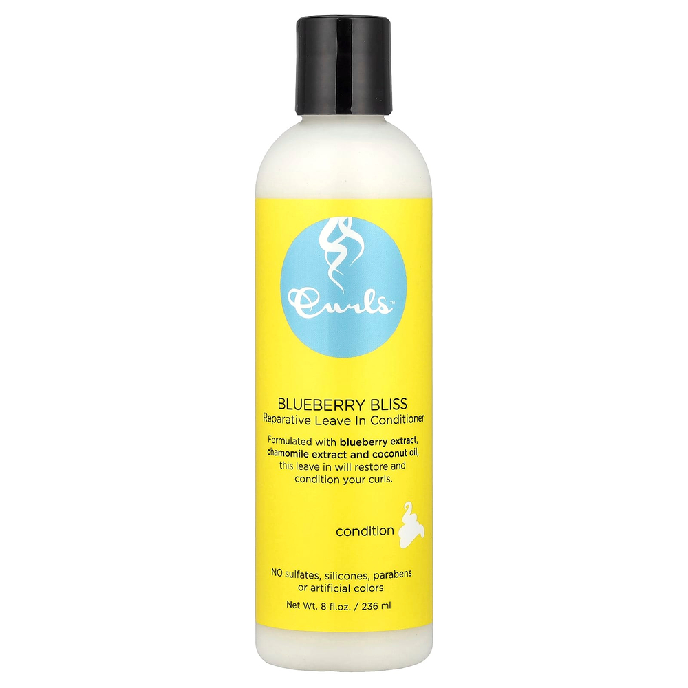 Curls, Несмываемый кондиционер для восстановления, Blueberry Bliss, 236 мл (8 жидк. унц.)