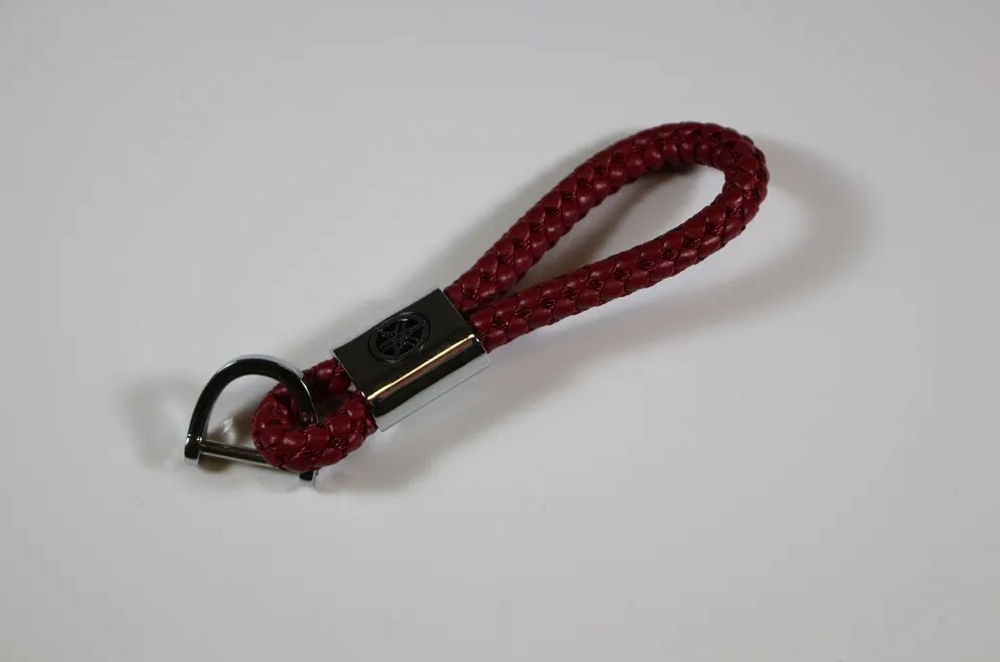 Брелок кожаный, красный Yamaha LEATHER RED