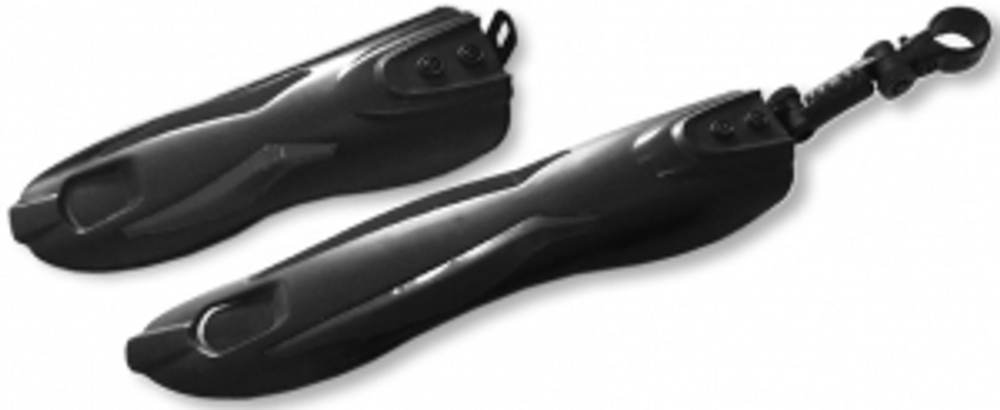 Комплект крыльев, 20"-26", материал пластик, черный HN 10-1 full black