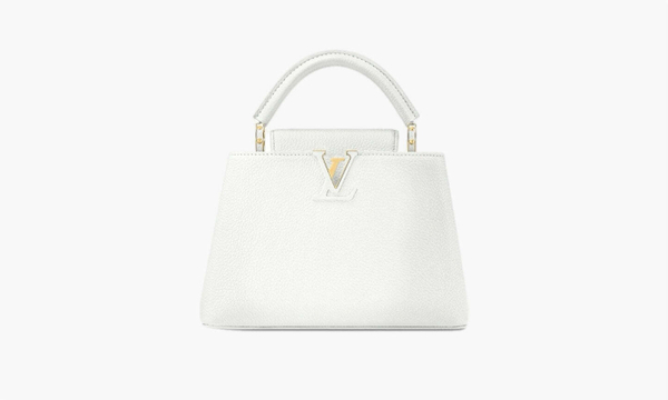 Сумка Louis Vuitton Capucines BB Taurillion Leather "Snow"