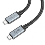 Кабель Type-C на Type-C “US06” USB3.2 20Gbps 013210 Черный