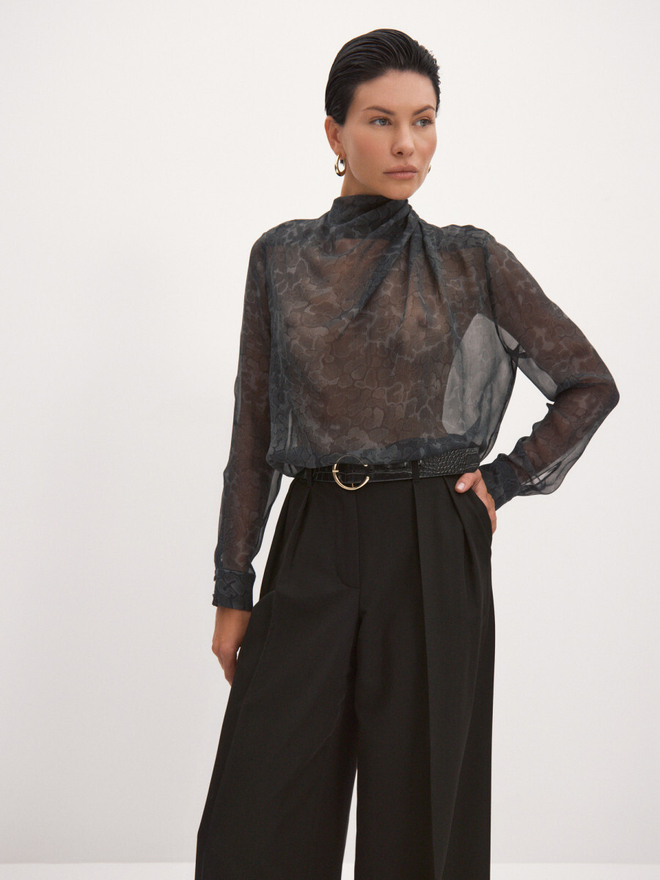 Блузка c драпировкой