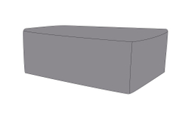 Защитный чехол на стол Латте 200×95×75 см, цвет серый