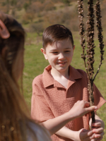 Поло оверсайз Mjölk Toffee, из муслина