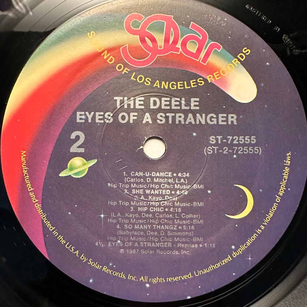 The Deele - Eyes Of A Stranger (США 1987г.)
