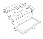 Кухонная мойка Paulmark VAST-PRO PM707551-BG брашированное золото