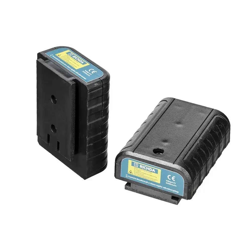 Профессиональный лазерный уровень строительный RICHDA 360 4D / Нивелир, 16 лучей с пультом управления и штативом