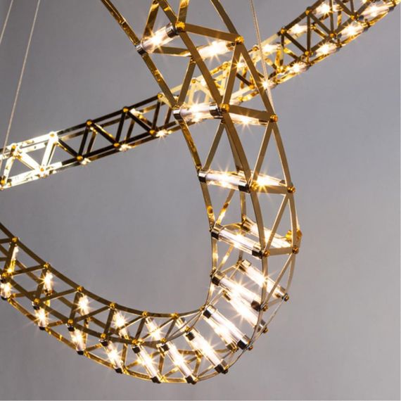 Подвесная светодиодная люстра Divinare Galassia 1030/17 SP-144