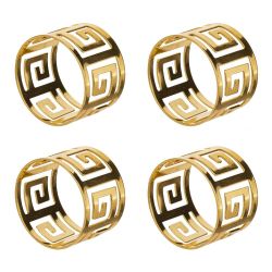 GAEM Набор из 4-х колец для салфеток, L11 W4,5 H8 см