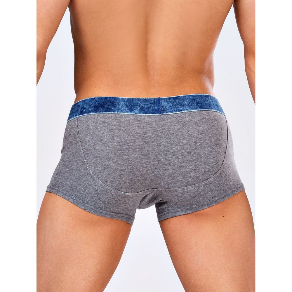 Мужские трусы боксеры серые меланж Opium Boxer R109