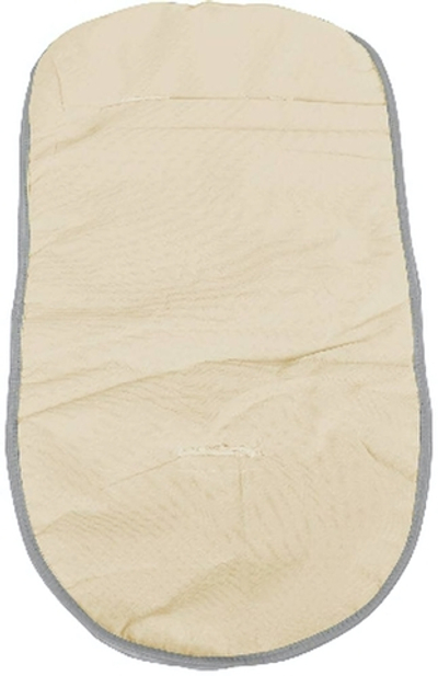 Матрас в коляску замша, бежевый