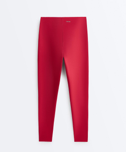 OYSHO Компрессионные легинсы Extra Compressive Core Control длиной 65 см, красный
