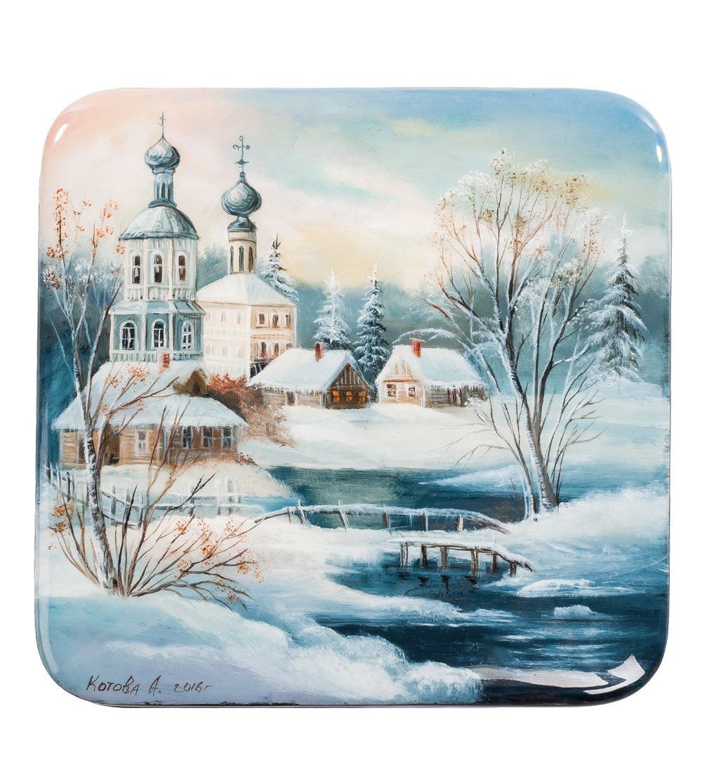 ШК-10/ 31 Шкатулка «Зима» исп. Котова