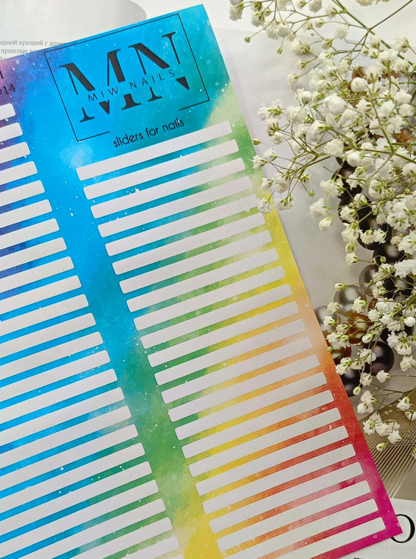 Наклейки на типсы MIW NAILS №14