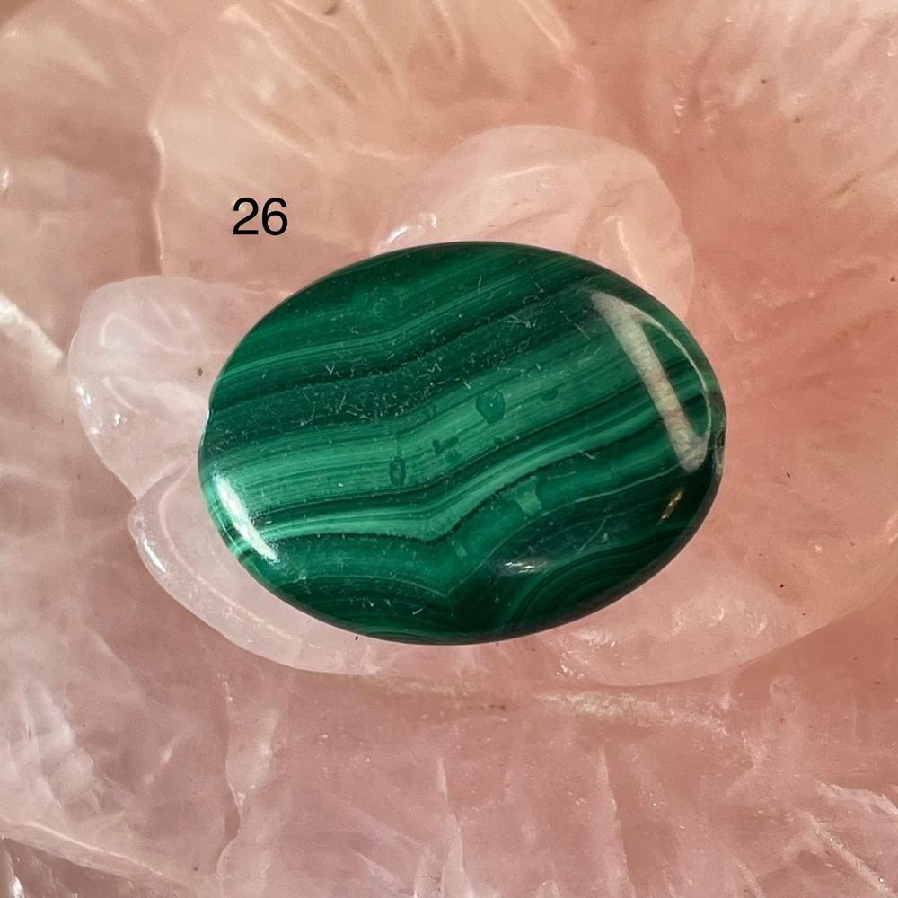 49601 Малахит Бусина овал 15*20мм-57