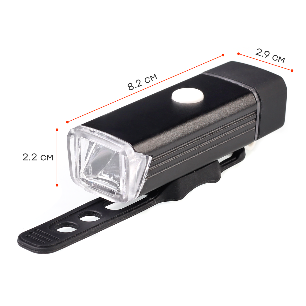 Фонарь передний COMIRON "FR18" свет CREE XPG LED 350m; аккум: 3.7V 2000 mAh