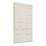 Klis Картина из белого льна с геометрическими фигурами, 120 х 200