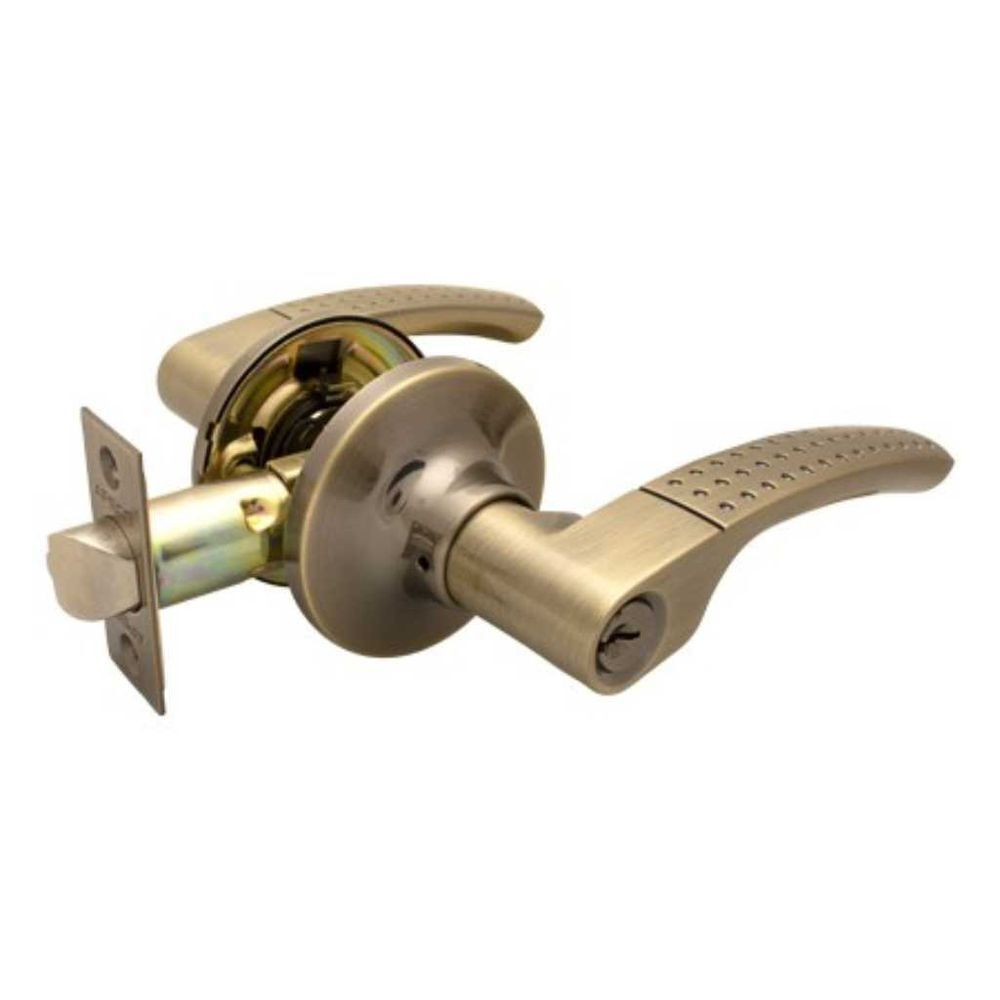 Защелка Apecs, 8026-01-AB, 00019263, с замком, с фиксатором, ключ, бронза