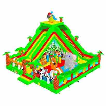 Коммерческий надувной батут «Сафария», 10*10*7,9 м