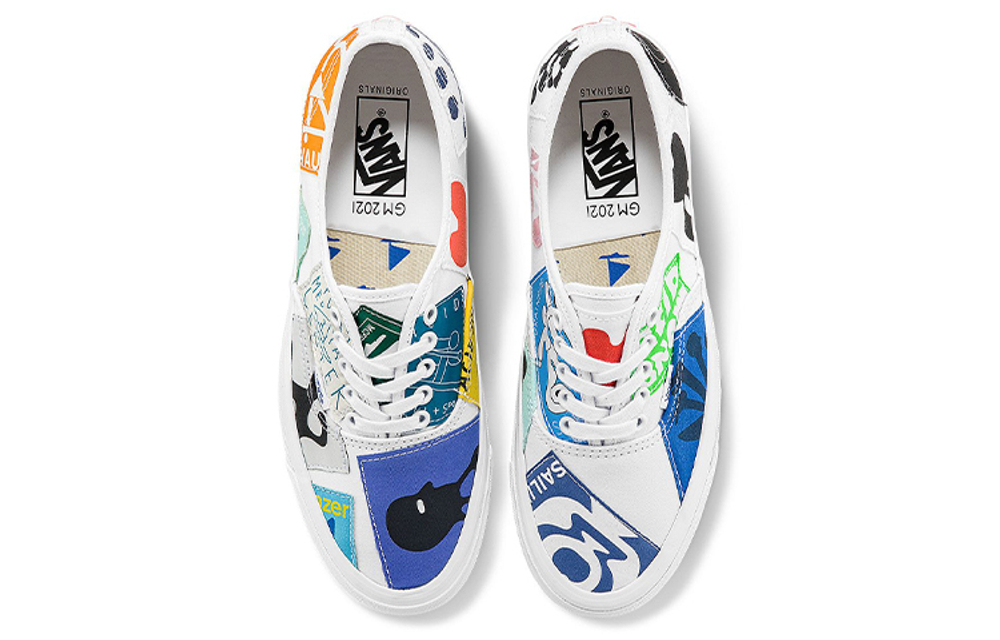 Authentic Geoff McFetridge x Authentic Vault Og Vans Lx "Gamelan of Tags"