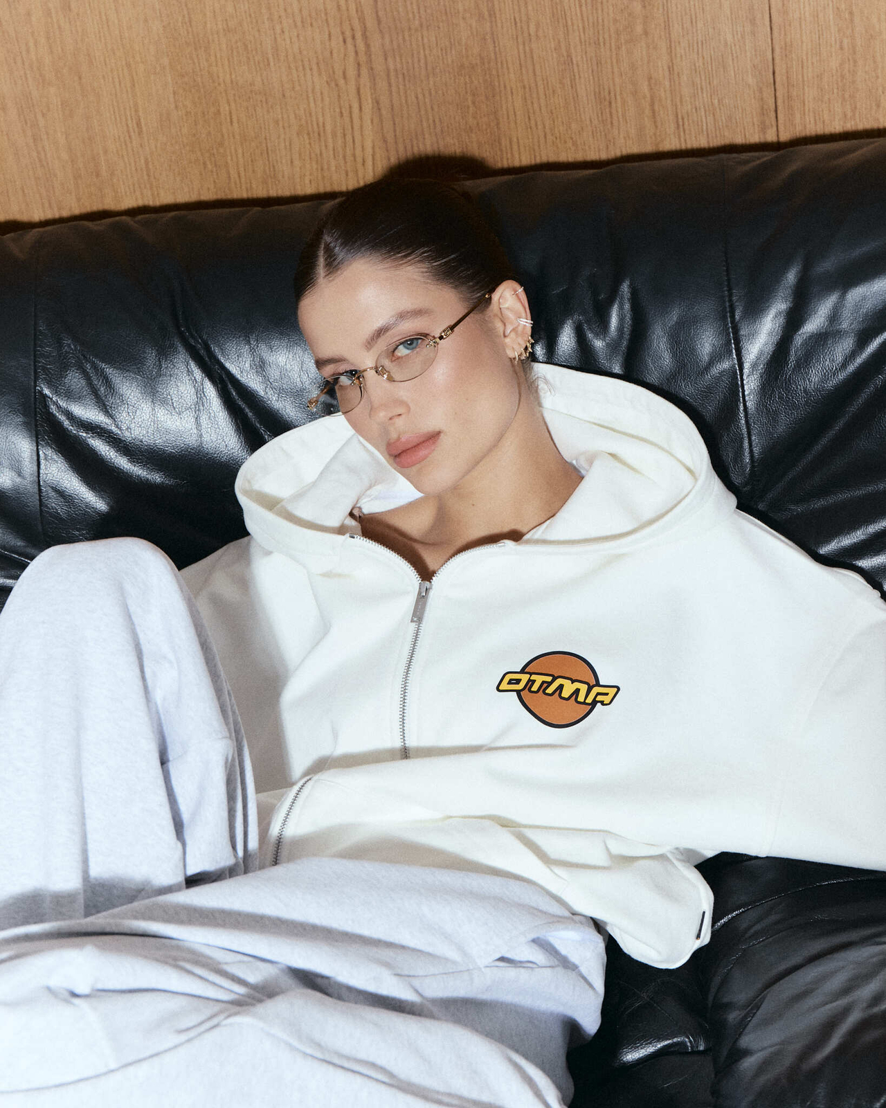 Зип худи из футера