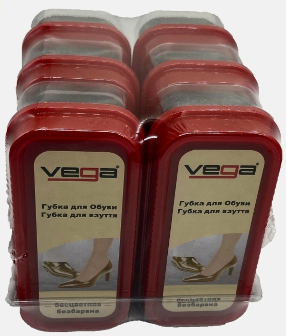 Губка для обуви VEGA бесцветная