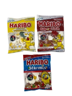 Турецкий жевательный мармелад Харибо Микс ( 3уп по 80гр.)