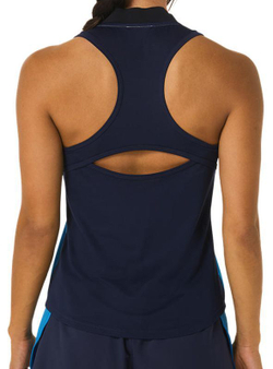 Женский топ теннисный Asics Match Tank - sky/reborn blue